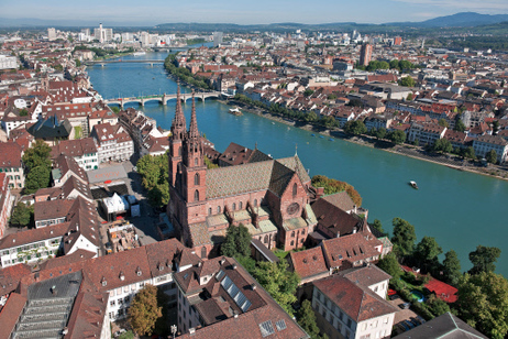 The City of Basel on the Rhine