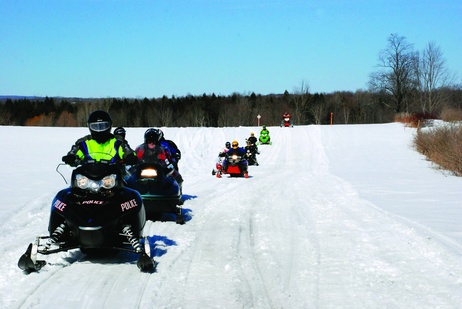 Snowmobiling in Oneida County