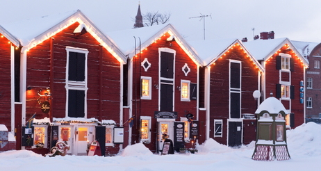 Hudiksvall's attractive shops