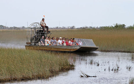 Airboat rides in the Everglades